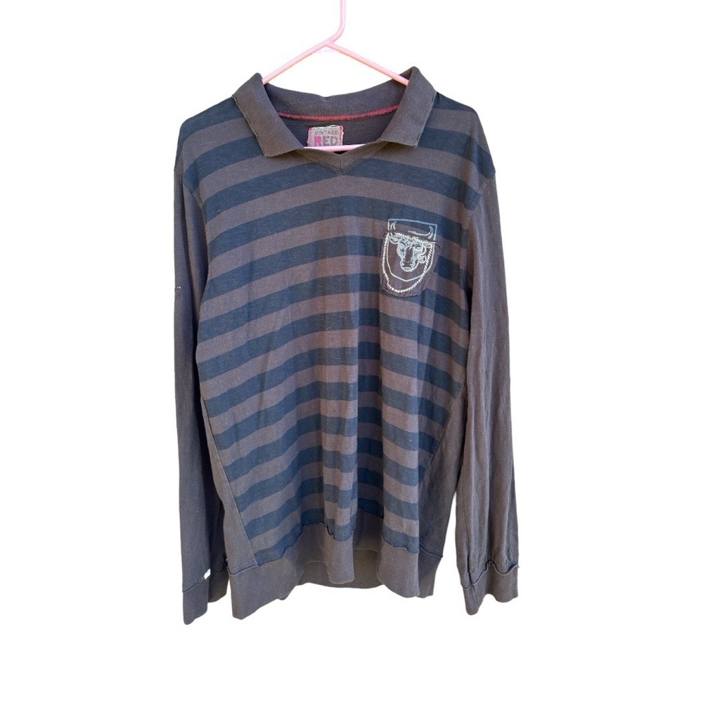 Vintage Red Long-Sleeve T-shirt